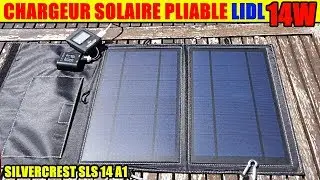 chargeur solaire pliable silvercrest lidl sls 14 Foldable Solar Panel Faltbares Solarladeger&auml;t