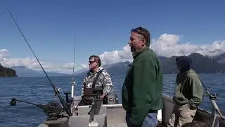 Salmon Fishing on Resurrection Bay Alaska
