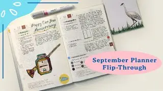 September Planner Pages Flip Through | 2022 Hobonichi Cousin Avec