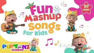 Fun Mashup Rhymes-songs for Toddlers & Preschool Kids 🎶 | Happy Holiday | Merry Christmas🌟