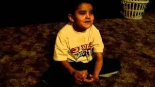 little boy telling a navajo story