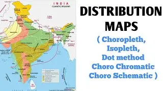 Distribution Maps in Geography| In Hindi | NCERT