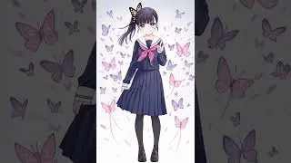 #animegirls Anime Girls Wearing Serafuku Uniform School Part-1 #sailoruniform