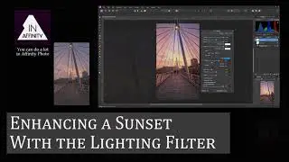 Enhancing a Sunset using the Lighting Filter in Affinity Photo