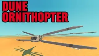 I Built The Ornithopter From Dune (Scrap Mechanic)