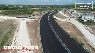 Drone Tour Construction May Pen Interchange Jamaica