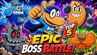 Dog Man Mission Impawsible - All Bosses