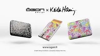 ÖGON x Keith Haring | Aluminium wallets