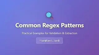 Common Regex Patterns: Email, Phone, URL & Password Validation | PowerShell Tutorial