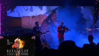 Navarasam - Thaikkudam Bridge - Live in Chennai - Awesome performance with music video in background