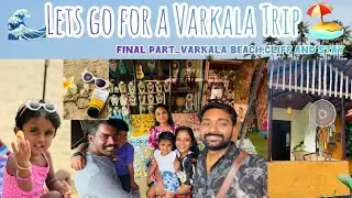 🧿🏖️🌊Finally we reach our destination_Varkala Cliff and Beach🐚💞