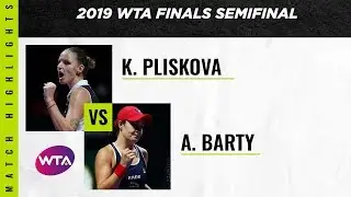 Ashleigh Barty v. Karolina Pliskova | 2019 WTA Finals | WTA Highlights