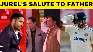 Dhruv Jurel and his Kargil veteran father share a heartwarming salute  | Sports Today