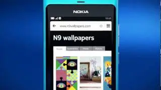 Nokia N9 &mdash; проведите пальцем по экрану с новым красивым смартфоном Nokia