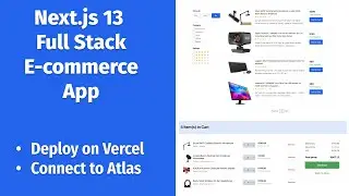 Next.js 13 Full Stack E-commerce App #32 | Connect to MongoDB Atlas, Deploy on Vercel