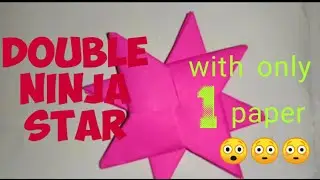 How to make double side ninja star // CrAfT mEdiA
