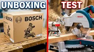 UNBOXING +TEST  KAPPSÄGE BOSCH PROFESSIONAL GSM 80 SJ