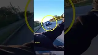 Cop Hits On Biker Wheeling