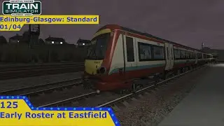 Edinburgh to Glasgow. Early Roaster at Eastfield - Class 170 - Train Simulator Classic