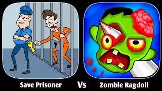 Save Prisoner Vs Zombie Ragdoll- iOS Android Gameplay Walkthrough