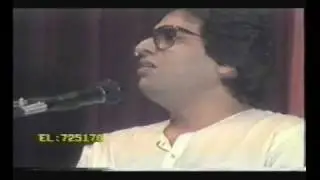 Talat Aziz  Live -Ajab Apna Haal Hota- with Ustad Satar Tari Khan and Ustad Sultan Khan Dubai 1987