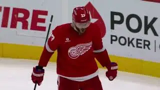 Michael Rasmussen Hammers Jack Hughes After Scoring Empty Net Goal