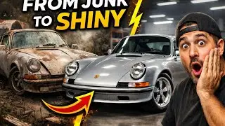 ASMR Car Restoration Full Rebuild of Guards Red Porsche 911 Carrera RS 2.7 1973 from Abandoned Cond