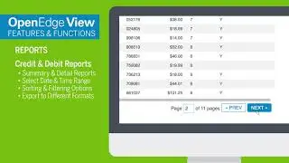 OpenEdge View - Merchant Training