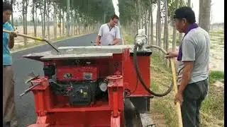 New Design Extruded Curb Machine/Concrete Asphalt Road Curb Making Machine