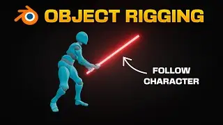 Cómo Atar Objetos a un Personaje Animado en Blender 5.0