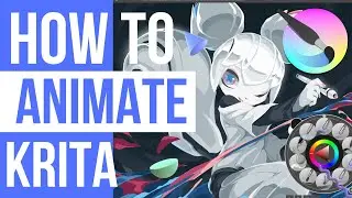 🔴 How to animate with Krita - Create your first animation.