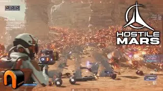 BASE DEFENCE AGAINST SWARMS OF ALIENS #HostileMars Demo