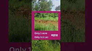 ID 194/1 The 1 acre land in Mahad in just 5.5 Lacs