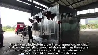 Wood heat treatment equipment