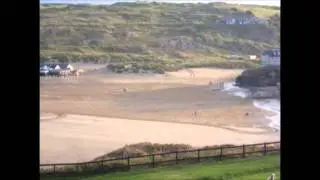 Beach Metal Detecting in Cornwall UK Oct 2010 with Mal