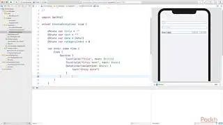 Swift 5 Tips Tricks and Techniques: Create a Complex Entry Form | packtpub.com