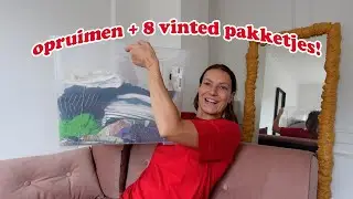 Kleding opruimen & 8 vinted pakketjes unboxen! | Aimée van der Pijl