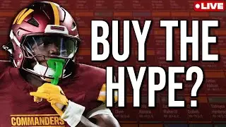 Live Fantasy Football Drafts! - What Camp Hype Are We Buying?