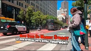 SF Motorcade: Andrew Garfield, Jason Schwartzman, & cast from upcoming Sam Altman film 'Artificial'