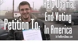 Petition Test: Americans Signing Away Their Right To Vote - OnTheMoveShow