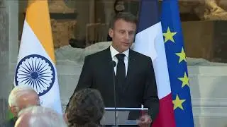 Macron hosts dinner for Modi after meeting with business leaders