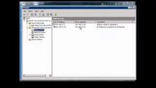 Create exclusions in a DHCP scope in Windows