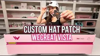 Laser Engraved Hat Patch | Custom Hats with WeCreat Vista (Beginner Tutorial)