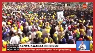 Ruto promises zero corruption in his presidency