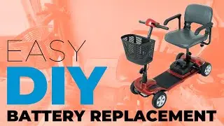 Komfi Rider Aerolite Mobility Scooter 🪫 Battery Replacement | Quick & Easy 🔧 DIY Tutorial