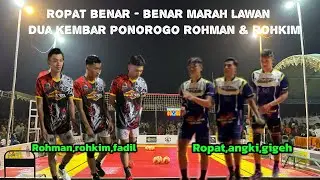 Ropat,angki,gigeh,kikuk vs rohman,rohkim,fadil,jarot ( karangrejo cup )