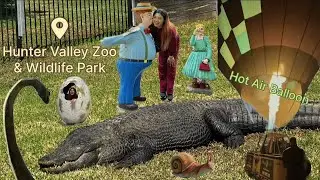 Hunter valley wildlife park and hot air balloon ride~