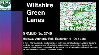GRMUID 3749 - Highway Authority Ref:  Easterton 4 - Oak Lane