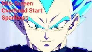 Vegeta Blue -Sparkless ToD j.H Start Mid-Screen- 4.5 Bar Start