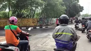 Situasi jembatan lima angke pesing grogol....pusing sekali!!!!